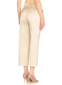 Pantaloni in cotone e viscosa