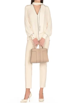 Pantaloni in crepe