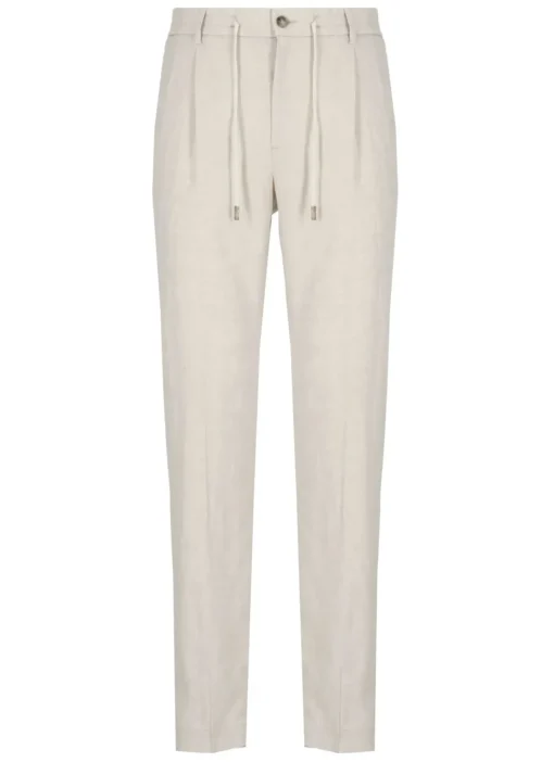 Pantaloni in lana e seta