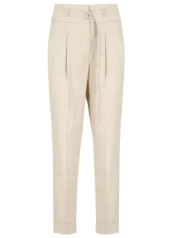 Pantaloni in lino e lana