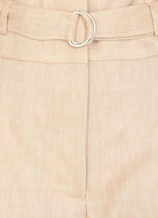 Pantaloni in lino e lana
