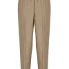 Pantaloni in viscosa e lino