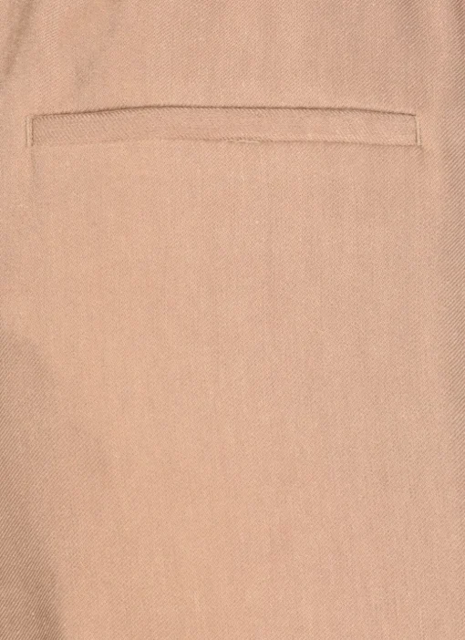 Pantaloni in viscosa e lino