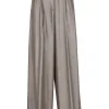 Pantaloni palazzo in satin