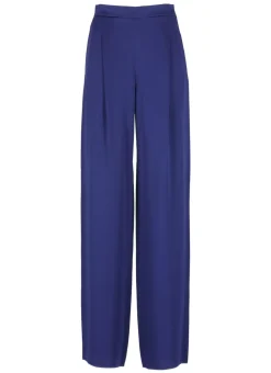 Pantaloni palazzo in satin