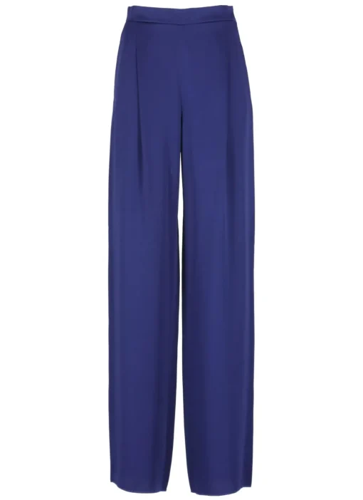 Pantaloni palazzo in satin