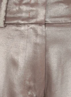 Pantaloni palazzo in satin