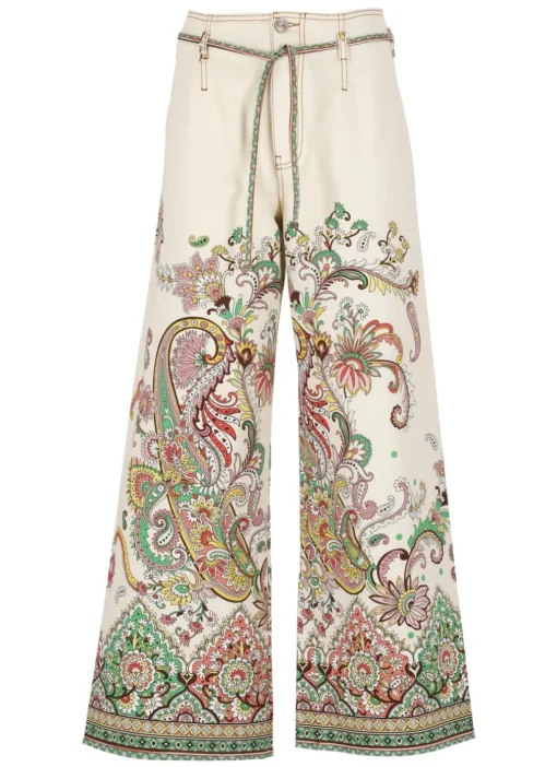 Pantaloni palazzo Paisley
