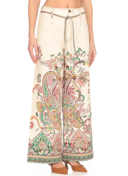 Pantaloni palazzo Paisley