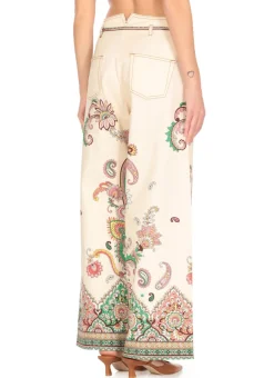 Pantaloni palazzo Paisley