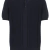 Polo con riga Jacquard