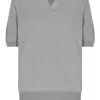 Polo in cotone e seta