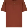 Polo in cotone e seta