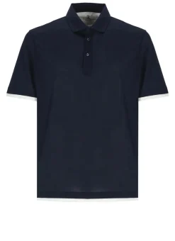 Polo in seta e cotone