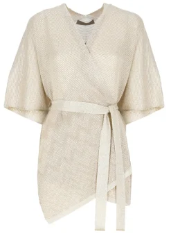 Poncho in lurex