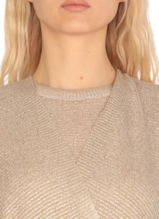 Poncho in lurex