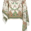Poncho in seta