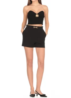 Shorts in crepe