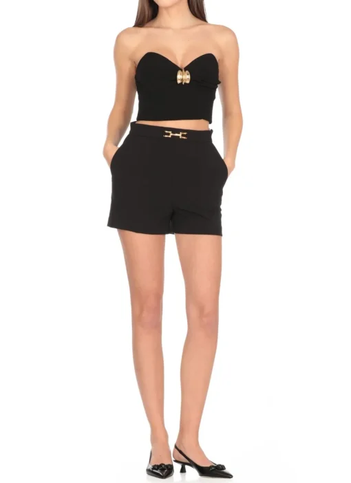 Shorts in crepe
