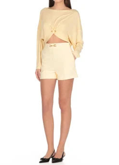 Shorts in crepe