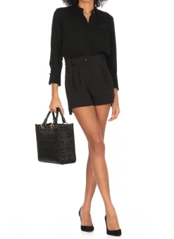 Shorts in crepe
