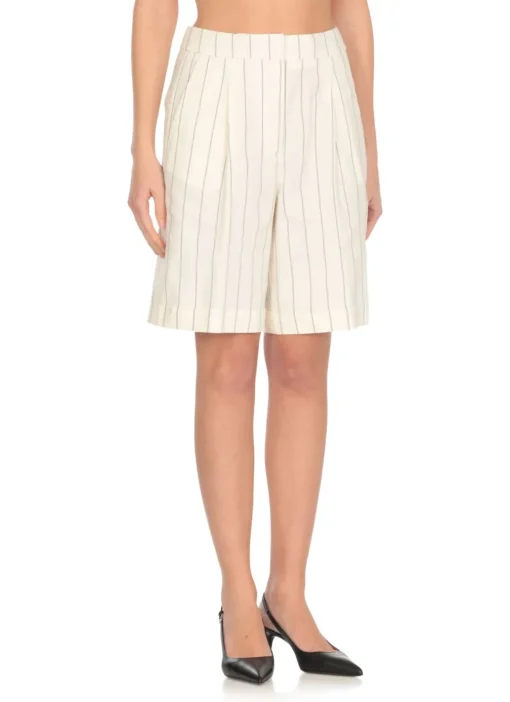 Shorts in misto lino