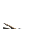 Slingback in pelle