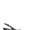 Slingback in pelle