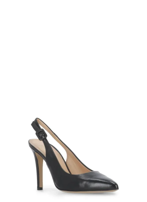 Slingback in pelle