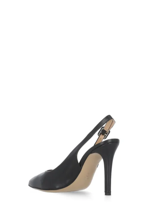 Slingback in pelle