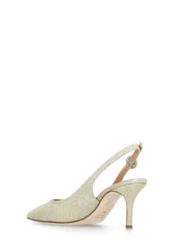 Slingback in pelle