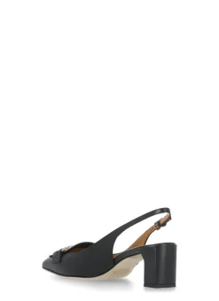 Slingback in pelle