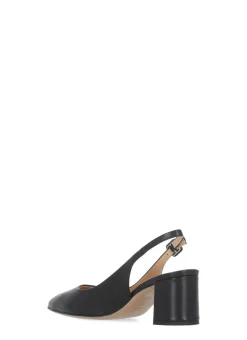 Slingback in pelle