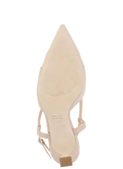 Slingback in pelle