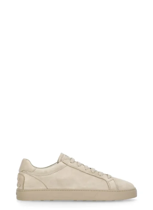 Sneakers in pelle scamosciata