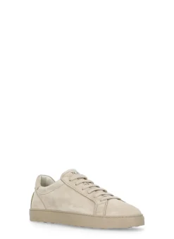 Sneakers in pelle scamosciata