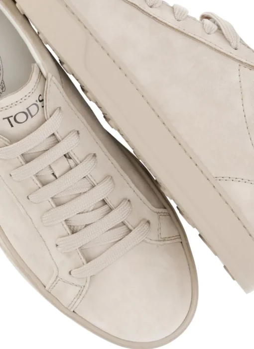Sneakers in pelle scamosciata