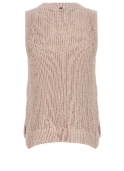 Top con micro paillettes