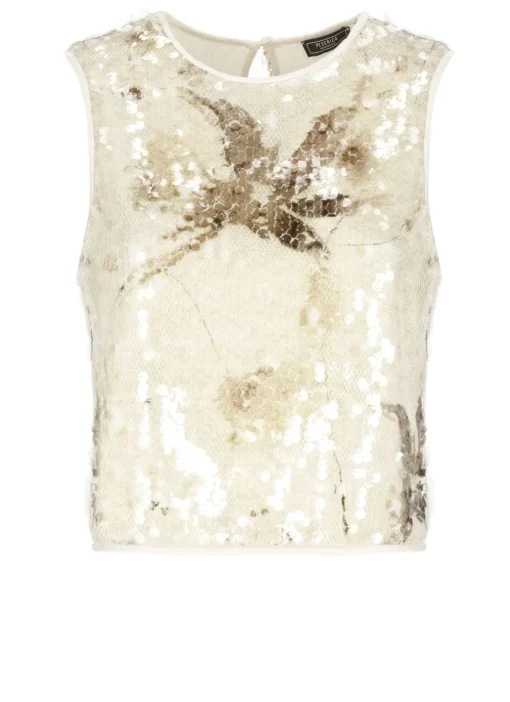 Top con paillettes