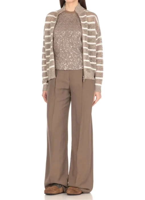Top con paillettes