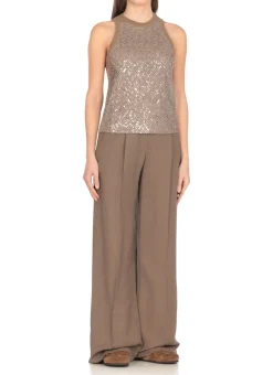 Top con paillettes
