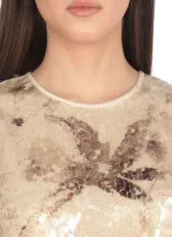 Top con paillettes