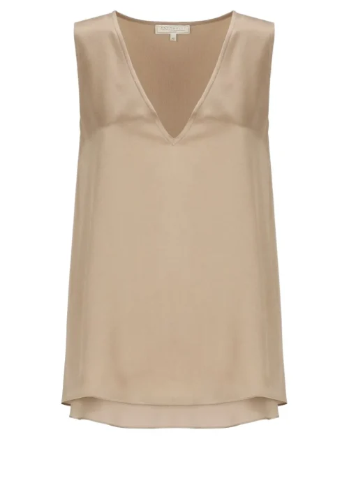 Top in misto seta