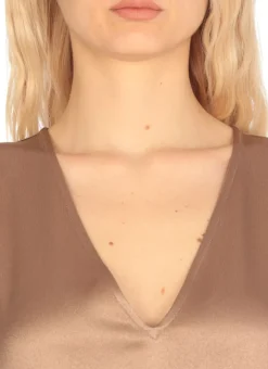 Top in misto seta