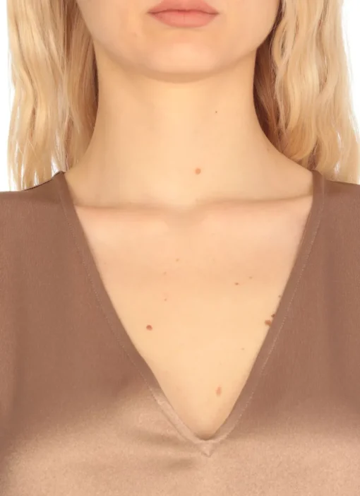 Top in misto seta