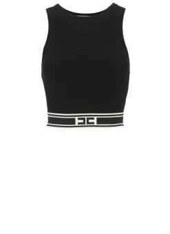 Top in misto viscosa