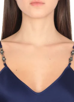 Top in satin