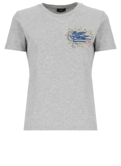 T-shirt con ricamo