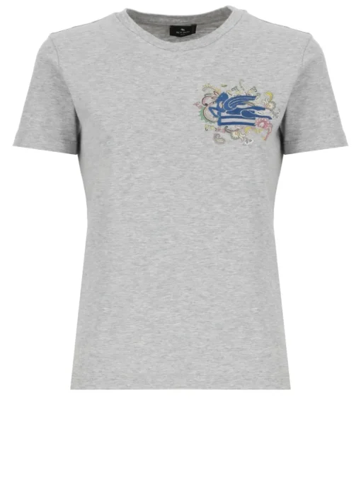 T-shirt con ricamo
