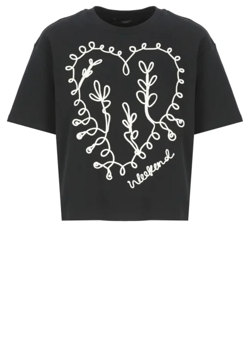 T-shirt con ricamo